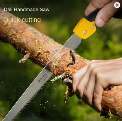 Folding Steel Saw 3 Edge Sharpen Teeth with Plastic Cover